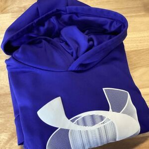 Girls Under Armour Fleece Hoodie‎ - Purple - XL